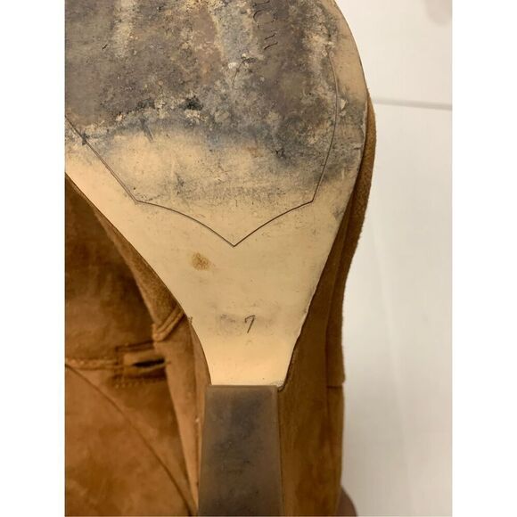 Camel Colored Sam Edelman Booties - Picture 5 of 6